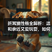 折耳猫性格全解析：温和亲近又爱玩耍，如何成为它们的贴心主人？(图2)