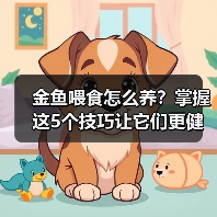金鱼喂食怎么养？掌握这5个技巧让它们更健康！(图2)