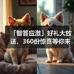 「智答应激」好礼大放送,360份惊喜等你来赢!(图2) 「智答应激」好礼大放送,360份惊喜等你来赢!(图2)