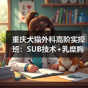 重庆犬猫外科高阶实操班：SUB技术+乳糜胸实战演练全解析(图3)