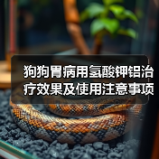 狗狗胃病用氢酸钾铝治疗效果及使用注意事项(图1)