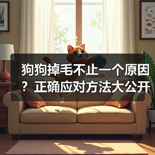 狗狗掉毛不止一个原因?正确应对方法大公开(图3) 狗狗掉毛不止一个原因?正确应对方法大公开(图3)