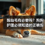 剪胎毛有必要吗?狗狗护理必须知道的正确剪胎毛技巧(图2) 剪胎毛有必要吗?狗狗护理必须知道的正确剪胎毛技巧(图2)