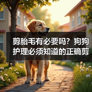 剪胎毛有必要吗?狗狗护理必须知道的正确剪胎毛技巧(图4) 剪胎毛有必要吗?狗狗护理必须知道的正确剪胎毛技巧(图4)