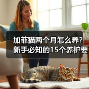加菲猫两个月怎么养?新手必知的15个养护要点(图4) 加菲猫两个月怎么养?新手必知的15个养护要点(图4)