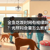 金鱼吃饭时间有规律吗?光照和食量怎么影响?(图3) 金鱼吃饭时间有规律吗?光照和食量怎么影响?(图3)