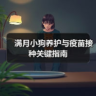 满月小狗养护与疫苗接种关键指南