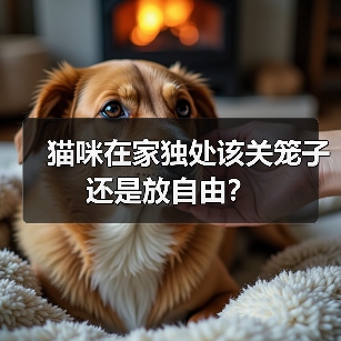 猫咪在家独处该关笼子还是放自由？