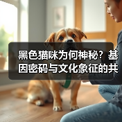 黑色猫咪为何神秘？基因密码与文化象征的共生之道