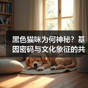 黑色猫咪为何神秘?基因密码与文化象征的共生之道(图2) 黑色猫咪为何神秘?基因密码与文化象征的共生之道(图2)
