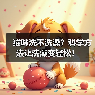 猫咪洗不洗澡？科学方法让洗澡变轻松！(图3)