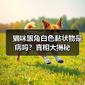 猫咪眼角白色黏状物是病吗？真相大揭秘(图4)