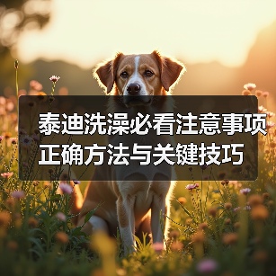 泰迪洗澡必看注意事项 正确方法与关键技巧(图2) 泰迪洗澡必看注意事项 正确方法与关键技巧(图2)