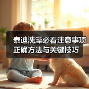 泰迪洗澡必看注意事项 正确方法与关键技巧(图4) 泰迪洗澡必看注意事项 正确方法与关键技巧(图4)