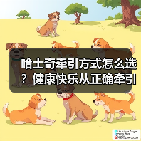 哈士奇牵引方式怎么选?健康快乐从正确牵引开始(图2) 哈士奇牵引方式怎么选?健康快乐从正确牵引开始(图2)