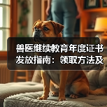 兽医继续教育年度证书发放指南：领取方法及兑换福利详解(图3)