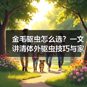金毛驱虫怎么选?一文讲清体外驱虫技巧与家长经验(图1) 金毛驱虫怎么选?一文讲清体外驱虫技巧与家长经验(图1)