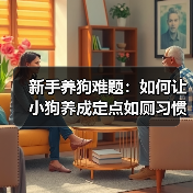 新手养狗难题：如何让小狗养成定点如厕习惯？