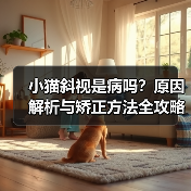 小猫斜视是病吗？原因解析与矫正方法全攻略(图2)