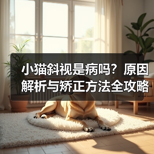 小猫斜视是病吗？原因解析与矫正方法全攻略(图4)