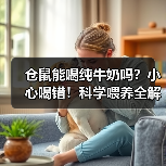 仓鼠能喝纯牛奶吗？小心喝错！科学喂养全解析