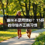 猫咪不愿用猫砂？15招教你培养正确习惯(图4)