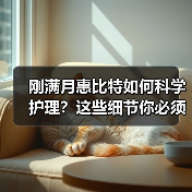 刚满月惠比特如何科学护理?这些细节你必须知道(图3) 刚满月惠比特如何科学护理?这些细节你必须知道(图3)