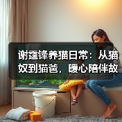 谢霆锋养猫日常：从猫奴到猫爸，暖心陪伴故事(图2)