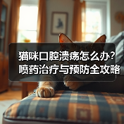 猫咪口腔溃疡怎么办？喷药治疗与预防全攻略