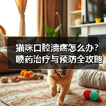 猫咪口腔溃疡怎么办？喷药治疗与预防全攻略(图2)