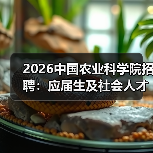 2026中国农业科学院招聘：应届生及社会人才就业机会盘点