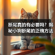 断尾真的有必要吗？揭秘小狗断尾的正确方法与健康影响(图4)