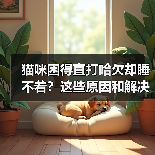 猫咪困得直打哈欠却睡不着？这些原因和解决方法值得了解(图4)