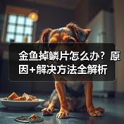 金鱼掉鳞片怎么办？原因+解决方法全解析