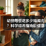 幼猫每餐吃多少鸡胸肉？科学喂养指南助健康成长(图4)