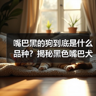 嘴巴黑的狗到底是什么品种？揭秘黑色嘴巴犬的身份之谜