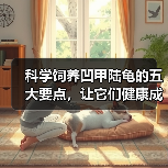 科学饲养凹甲陆龟的五大要点,让它们健康成长(图4) 科学饲养凹甲陆龟的五大要点,让它们健康成长(图4)
