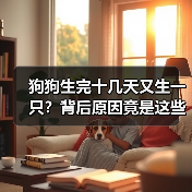 狗狗生完十几天又生一只?背后原因竟是这些!(图4) 狗狗生完十几天又生一只?背后原因竟是这些!(图4)