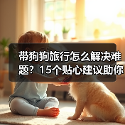 带狗狗旅行怎么解决难题？15个贴心建议助你轻松出行