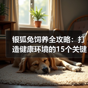 银狐兔饲养全攻略:打造健康环境的15个关键技巧(图3) 银狐兔饲养全攻略:打造健康环境的15个关键技巧(图3)