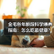 金毛各年龄段科学喂养指南:怎么吃最健康?(图2) 金毛各年龄段科学喂养指南:怎么吃最健康?(图2)