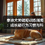 泰迪犬关键期训练指南：成长期行为习惯与科学养护