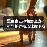 黑色泰迪掉色怎么办?科学护理技巧让你毛发恢复黑色(图1) 黑色泰迪掉色怎么办?科学护理技巧让你毛发恢复黑色(图1)