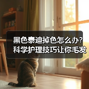 黑色泰迪掉色怎么办?科学护理技巧让你毛发恢复黑色(图4) 黑色泰迪掉色怎么办?科学护理技巧让你毛发恢复黑色(图4)