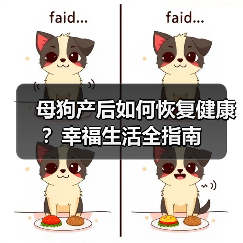 母狗产后如何恢复健康?幸福生活全指南(图3) 母狗产后如何恢复健康?幸福生活全指南(图3)