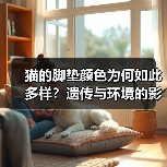 猫的脚垫颜色为何如此多样？遗传与环境的影响揭秘