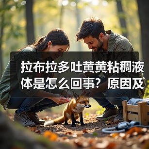 拉布拉多吐黄黄粘稠液体是怎么回事?原因及处理方法(图3) 拉布拉多吐黄黄粘稠液体是怎么回事?原因及处理方法(图3)