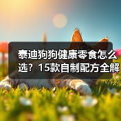 泰迪狗狗健康零食怎么选?15款自制配方全解析(图3) 泰迪狗狗健康零食怎么选?15款自制配方全解析(图3)