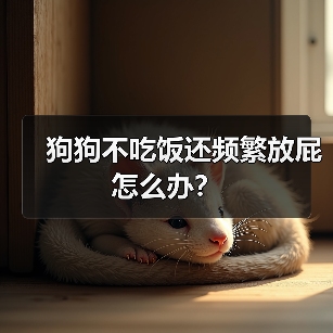 狗狗不吃饭还频繁放屁怎么办？