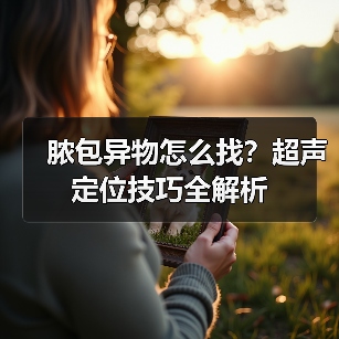 脓包异物怎么找?超声定位技巧全解析(图2) 脓包异物怎么找?超声定位技巧全解析(图2)